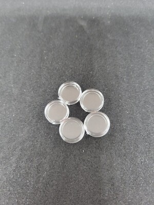 Qty of(5)~14mm Acrylic Coin Capsule for some 1/20oz gold coins--Armour Brand