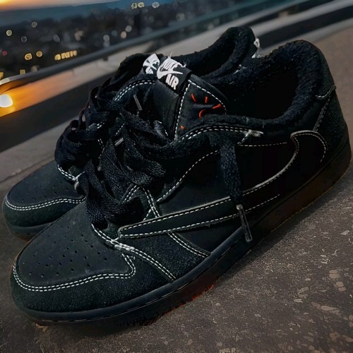 Nike Air Jordan 1 Low OG Travis Scott Black Phantom DM7866 sz 6.5 Cactus Jack