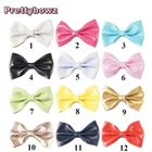 5'' Trendy Synthetic Leather Hairpin Boutique Summer Hair Head Bow Clip Clips