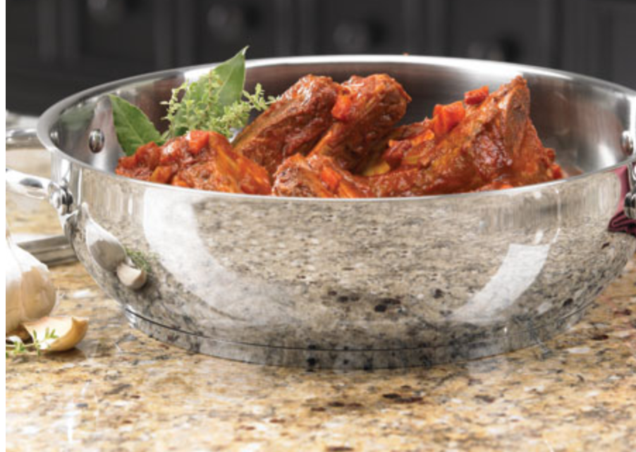 Princess House Stainless Steel Classic 5 Qt. Brasier w/lid 6328