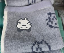 Tamagotchi Cotton Hand Towel Dot 25 x 25cm Game Character New Japan