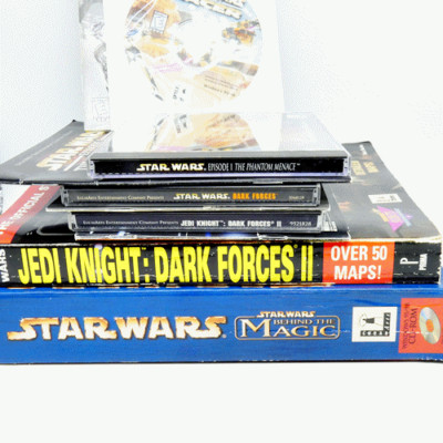 Star Wars PC Game Lot Collection 6 Games With Manuals Dark Forces 1 & 2 Behind T