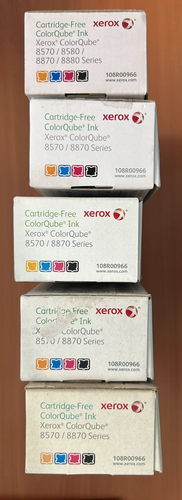 XEROX 108R00966 Solid Ink CMYK f. ColorQube 8570 8870 8580 8880 NEU & OVP - Afbeelding 6 van 6