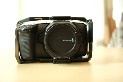 Blackmagic Design Pocket Cinema Camera 6K G1 w/ smallrig cage