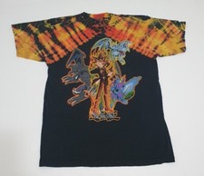 Vintage Yugioh Tie-Dye T-Shirt Men s Size Medium Promo Tee Y2K Card Game RARE