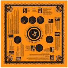 Survival Prep Bandana with Easy Read Tips and for Backpacking, Camping, Hiking,