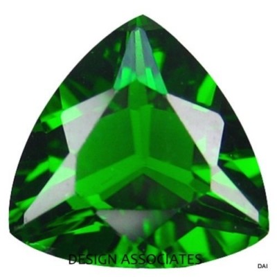 CHROME DIOPSIDE 3 MM TRILLION CUT OUTSTANDING GREEN COLOR ALL NATURAL A-127
