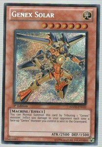 Genex Solar - HA02-EN010 - Secret Rare - 1st Edition x3 - Near Mint