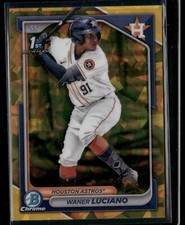 2024 Bowman Chrome Sapphire Edition #BCP-208 Waner Luciano Gold #/50