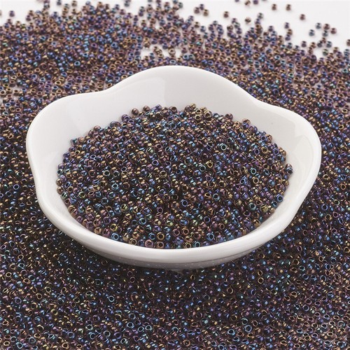 900pc/10g Japanese Glass Spacer Beads Tiny Loose Beads 11/0 Inside Color 2x1.5mm - Picture 32 of 94