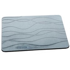 Diatomite Stone Bath Mat Grey Absorbent Drying Non Slip Bathstone Bathroom Rug