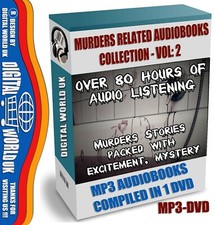 Murder Related Audiobooks, Murder Stories Audiobooks Classic Titles MP3-DVD VOL2