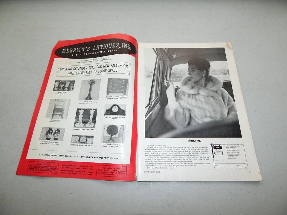 VTG Spinning Wheel Antiques Magazines Christmas December 1966 & 1967 READ DESC!! Foto 4 de 4