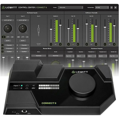 Lewitt Audio Microphones CONNECT 6 USB-C Audio Interface LN