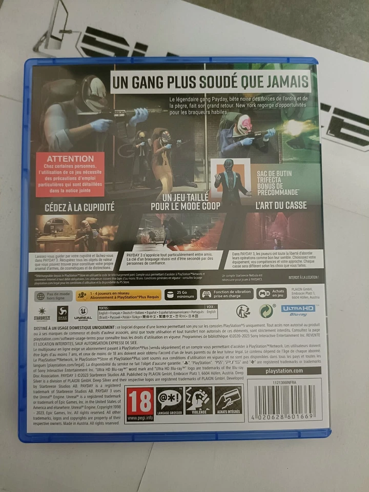 PAYDAY 3 Day One Edition PS5 Version Française, photo 2 sur 2