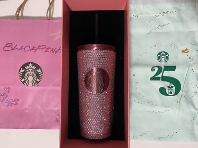 New! Starbucks X Blackpink Rhinestone Bling Cold Cup (Lisa