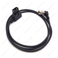 Hirose 4pin male to D-tap Coiled Cable Power for Sound Device ZAXCOM 633/644/688