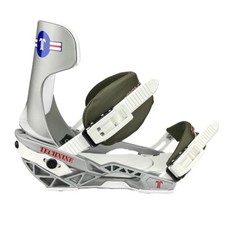 Technine Pro Slugger attacchi snowboard Medium (US 6-8) grigio/oliva scuro nuovi 2023