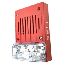 SIMPLEX 4906-9140 Ceiling Mount Hi-Cd AV Nonaddressable Horn-Strobe - RED