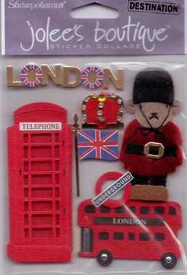Jolee's boutique Destination themed embellishment varieties~BNIP~Very Nice! 
