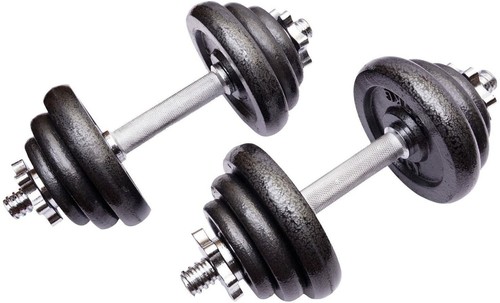 Kemket Cast Iron Dumbbell Set Adjustable Dumbbell Set Fitness Training Home Gym - Picture 14 of 17