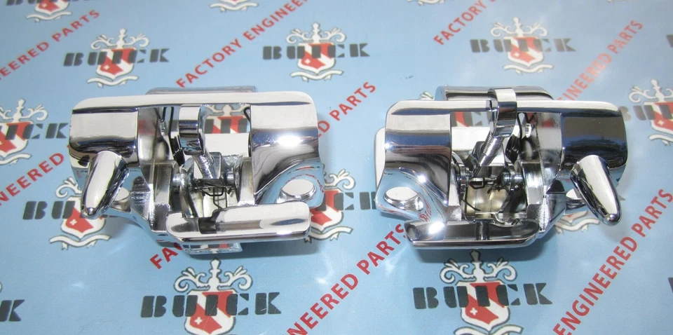 1961-1963 Buick Special & Skylark Convertible Top Latches Chrome Plated New Pair - Image 3 of 4