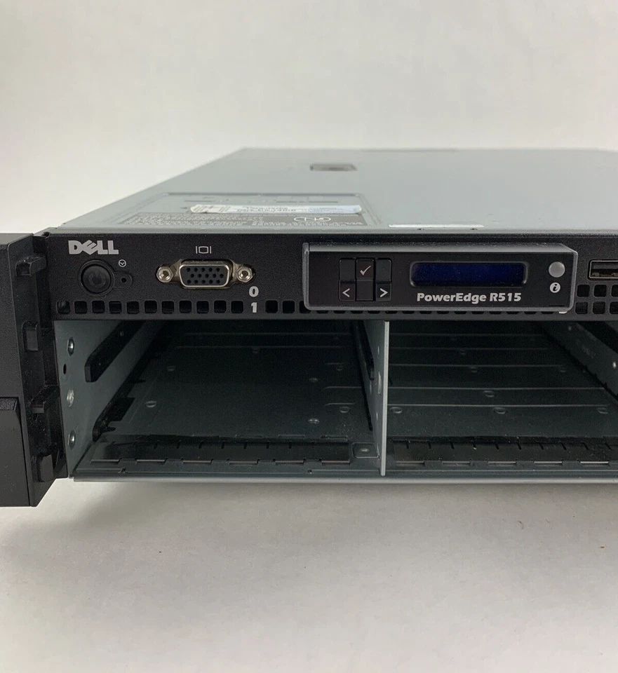 Dell PowerEdge R515 Server 1x AMD Opteron 4122 2.2 GHz 16 GB RAM No HDD No OS - Image 3 of 4
