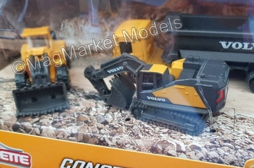 MAJORETTE · VOLVO CONSTRUCTION · 4-VEHICLE GIFTPACK · BRAND NEW & SEALED - Picture 10 of 12
