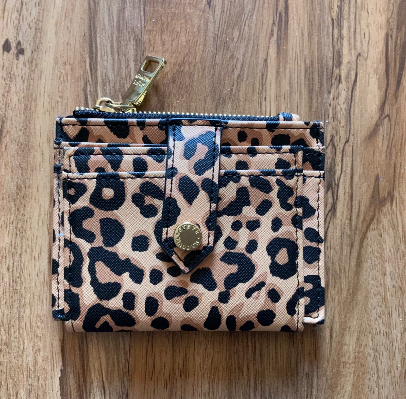 Steve Madden Leopard Print ‘Coin Card Holder - image 1