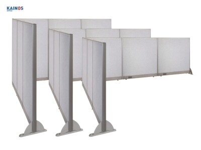 GOF L-Shaped Office Partition Set, Room Divider, 126''D x 126''W x (48''/60''/72''H)