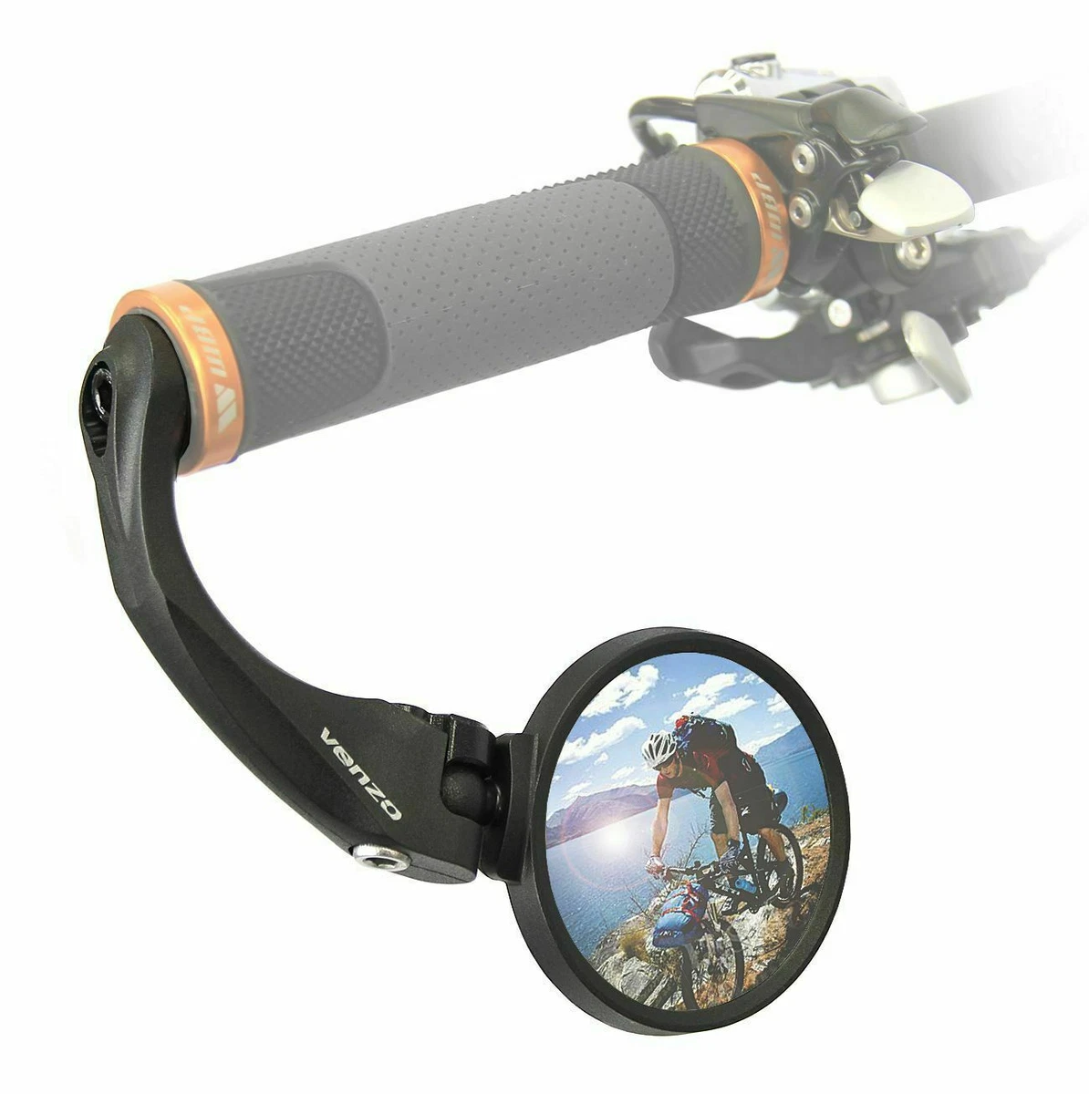 Venzo Bicycle Handlebar Stainless Steel Mirror Universal Design eBay
