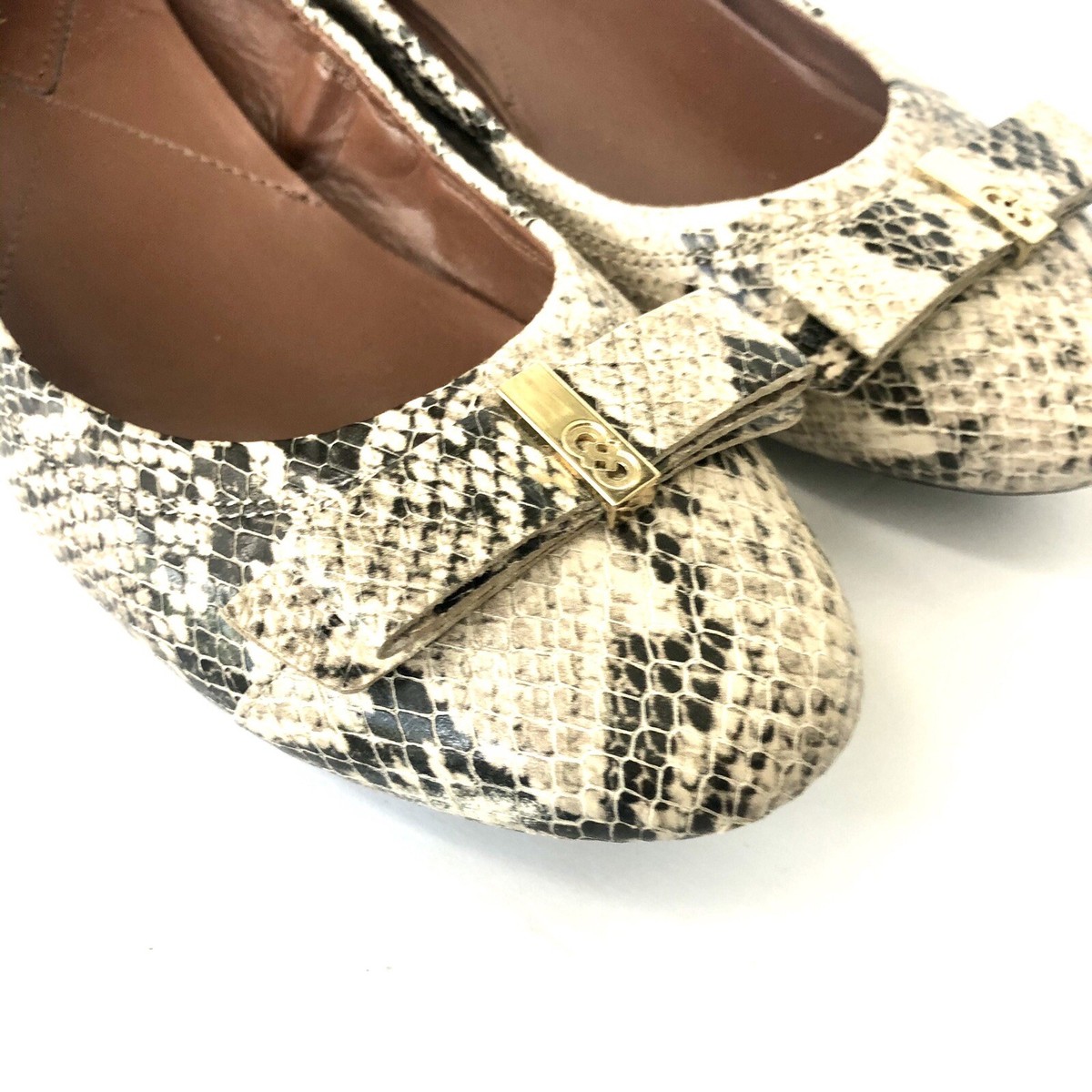 Ballerines Cole Haan Karmen à Motif Serpent - Taille 8.5 B - Occasion Excellent état