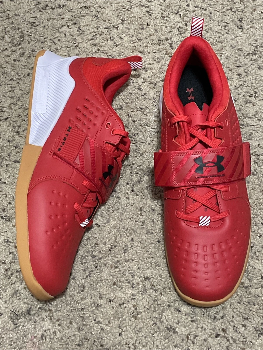 Under Armour Reign Lifter Red White Gum for sale | eBay