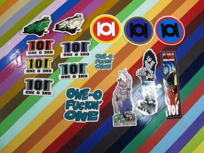 vtg 1990s 101 skateboards sticker - Koston, Natas, Singleton and others