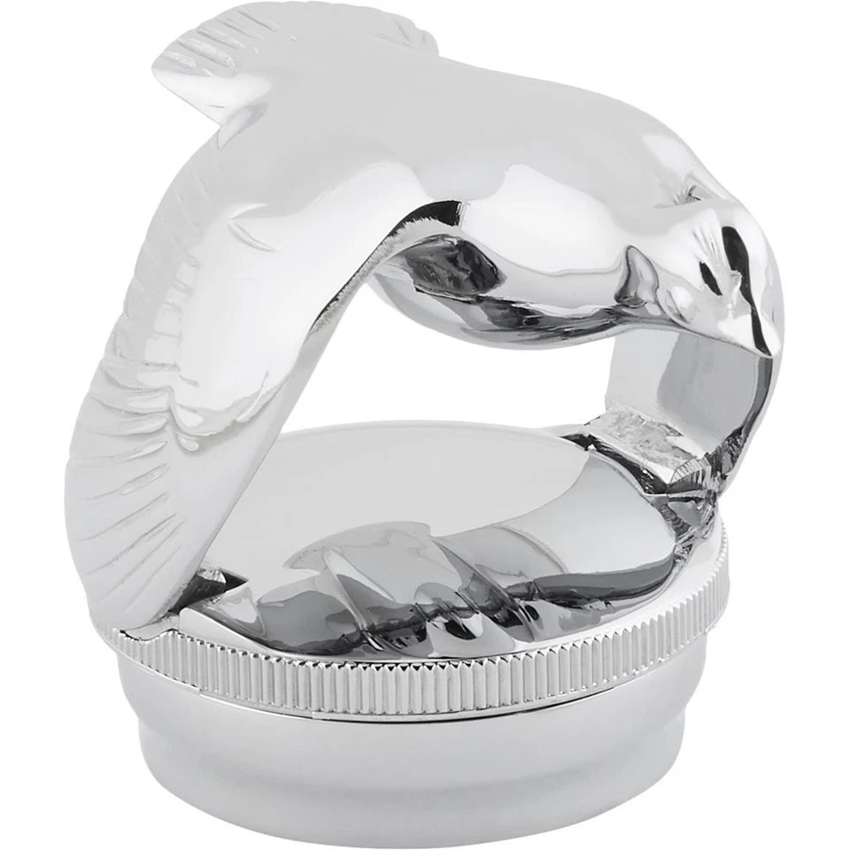 Tapa radiador Speedway Motors 1930-1931 modelo A codorniz voladora: reproducción cromada Foto 2 de 4