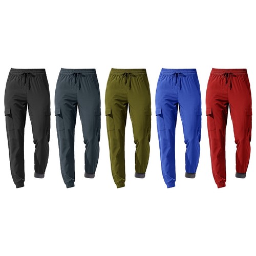 1 Stück Damen kuschelig leicht Winter warm Fell gefüttert ultraweich Cargo Jogginghose