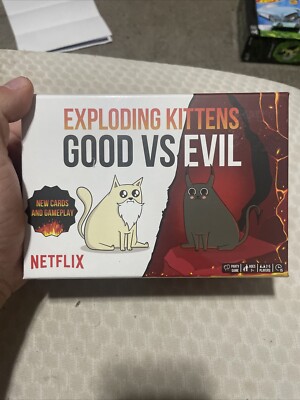 Exploding Kittens: Good vs Evil - Party Card Game Netflix Kids Adults Funny