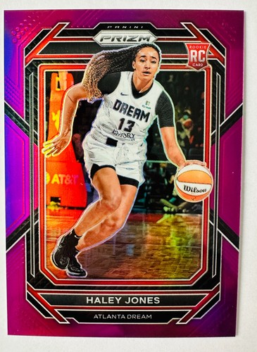 2023 Panini Prizm Haley Jones PURPLE Prizm RC SP #/149 Dream Rookie WNBA! - Picture 3 of 3