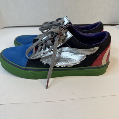 Vans Old Skool Marvel Captain America Avengers Sneakers Men's 8.5 Women s 10 T3