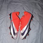 Nike Men's Football Molded Studded Cleats Red Silver Black Colorway — photo 2