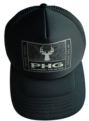 Columbia PHG Timberbuck Tested Tough Foam Trucker Mesh Cap Hat - Black