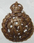 WW1 AVC ARMY VETERINARY CORPS MILITARY OFFICERS BRONZE COLLAR BADGE WORLD WAR I