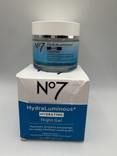 No7 HydraLuminous Hydrating Night Gel 50 ml / 1.69 fl oz NEW IN BOX