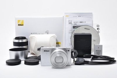 その他 Nikon1 J4 Nikon 1 J4 Digital Camera Silver Kit w/ 10-30mm and 30-110mm Lens