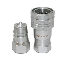 3/4  Ag Hydraulic Quick Connect Coupler Set, 3/4  NPT Thread