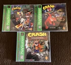 Crash Bandicoot Trilogy - 1 2 3 - Playstation 1 - Tested - CIB - FREE SHIPPING
