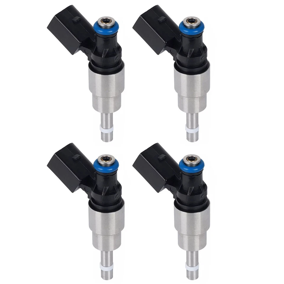 Set of 4 Fuel Injector For AUDI TT 2008-2009 FREETRACK 2009 2.0L L4 Turbocharged Foto 3 de 4
