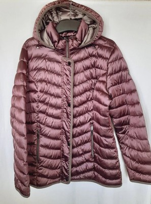 Green Goose Jacke Steppjacke Downfree Gr. 42/44 mauve/altrosa-lila schimmernd