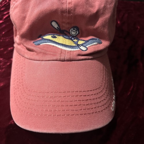 Life Is Good Rowing Hat Red Strap Back (trimmed) - Picture 3 of 13