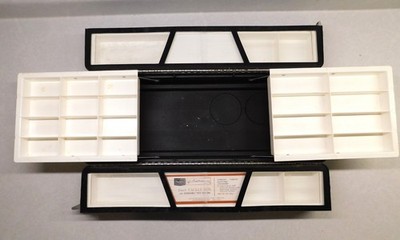 Vintage Tackle Box Sears Roebuck Ted Williams 2 Piece Fishing Tackle Box #34552